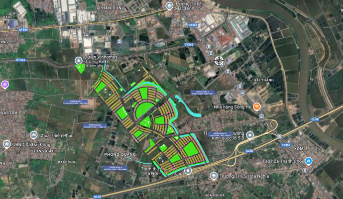 Vinhomes Dương Kinh | Dự án Vinhomes Golden City 16 vị trí vinhomes dương kinh - vinhomes golden city